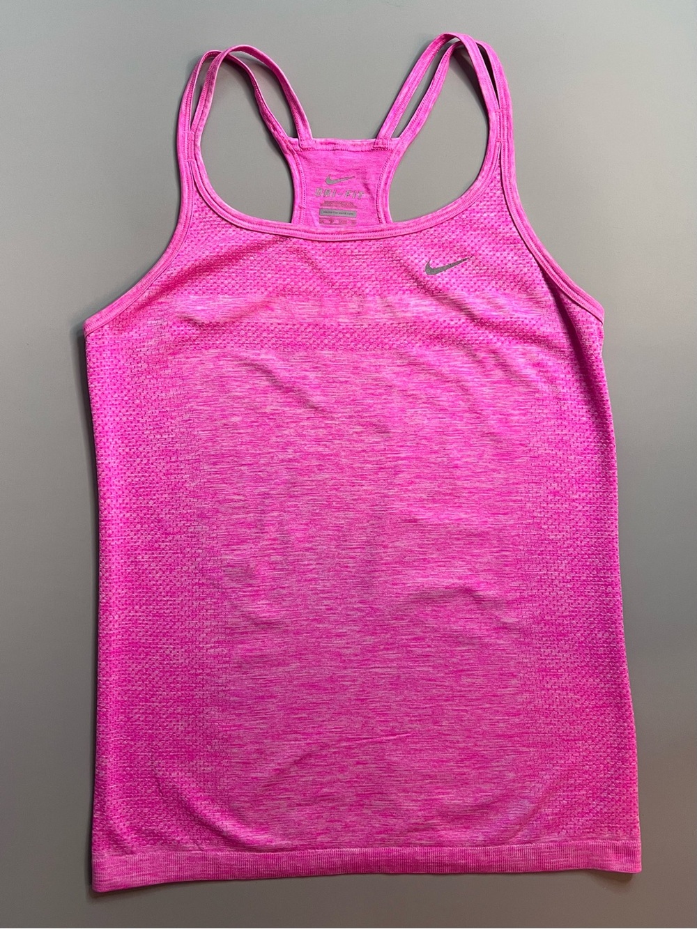 Nike Pink Performance Racerback Tank - Picture 6 of 7